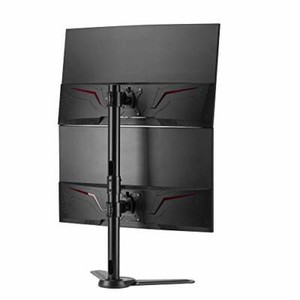 SIIG Freestanding Adjusting Vertical Dual Monitor Steel Stand (CE-MT3F11-S1)