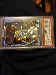 2022 Leaf Vibrance Mike Tyson Blue Crystal 1/1 Auto Gem Mint 10 - Picture 1 of 3