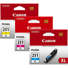 Canon 6449B001, 6450B001, 6451B001 High Yield Ink Cartridge Set Colors Only