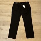 Next Tailoring 14XL Taper Black Pattern Trousers Brand New With Tags 30” Leg