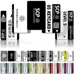 24 piezas Scp Base Keycard TARJETA DE PLÁSTICO Pase electrónico Cosplay Tarjeta - Imagen 1 de 11