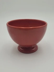 Noble Excellence & Waechtersbach Candy Apple Red Pedestal Soup Cereal Bowl One - Picture 1 of 3