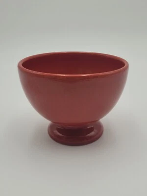 Noble Excellence & Waechtersbach Candy Apple Red Pedestal Soup Cereal Bowl One - Image 1 of 3