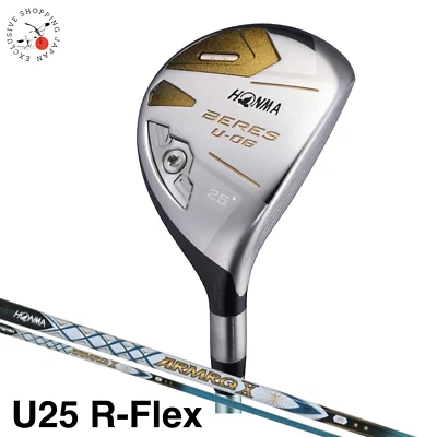 HONMA Beres U-06 Utility Hybrid U25 2S 2Star Men ARMRQ 43 Graphite Shaft R-Flex - Image 1 of 4