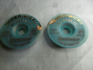 Chemtronics 60-5-10 Soder-Wick No Clean SD Braid Lot Of 2 - Picture 1 of 3