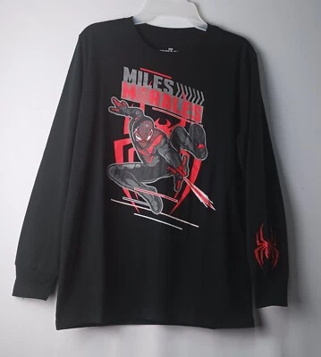 Spiderman Marvel Big  Boys'  Miles Morales  Long Sleeve Graphic T-Shirt  size XL - Image 1 of 4
