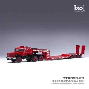 Camion remorque plateau Berliet TB 015 M3 6X4 au 1/43 de IXO TTR033.23 - Imagen 1 de 2