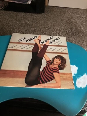 1981 Jane Fonda's Workout Record Double LP Vinyl Album Exercise Complation - Image 1 of 4