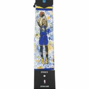 STANCE NEU MIT ETIKETT NBA STEPH CURRY GOLDEN STATE WARRIORS GROSSER KOPF SOCKEN GRÖSSE LARGE 9-12 - Bild 1 von 4