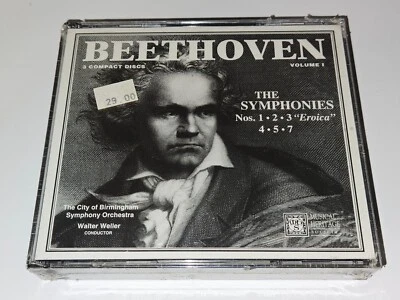 *NEW/SEALED* Beethoven The Symphonies Vol 1 CD 3-Disc Set Nos. 1, 2, 3, 4, 5, 7 Foto 1 de 4