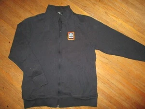 ALDI ZIP-UP SWEATSHIRT Full Zipper Grocery Store Logo Uniform Work Adult MEDIUM - Picture 1 of 4