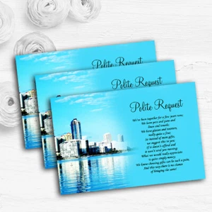 Miami Florida personalisierte Hochzeitsgeschenk Geldwunsch Gedicht Karten - Bild 1 von 1