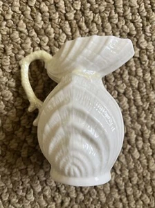 Belleek Porzellan Nautilus Muschelmilchkännchen 2. grüne Mark 1955-65 Irland - Bild 1 von 4