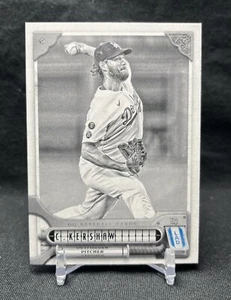 2022 Topps Gypsy Queen Black and White #138 Clayton Kershaw /50 - Picture 1 of 3