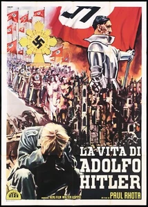 THE LIFE OF ADOLF HITLER MANIFESTO 1961 LIFE OF ADOLF HITLER SS MOVIE POSTER 2 - Picture 1 of 1