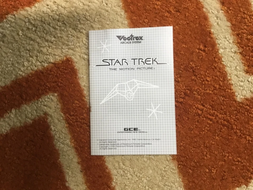 Vectrex Arcade System - Star Trek user manual - Image 1 of 1