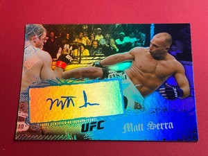 2010 Topps UFC Main Event Matt Serra Auto Card  /Z131