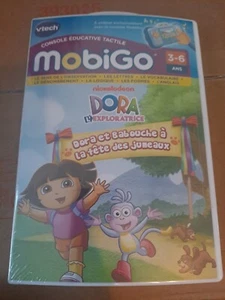 Vtech MobiGo Cartridge DORA THE EXPLORER TWINS DAY - CLEAN - FRENCH version - Picture 1 of 2