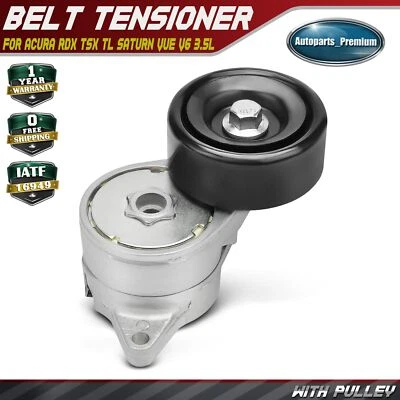 Conjunto de tensor de correa de transmisión con polea para Acura RDX TSX TL Saturn Vue V6 3,5 L Foto 1 de 4