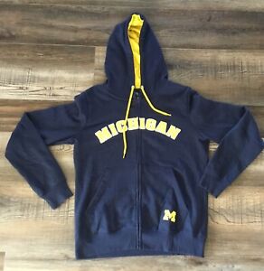 Michigan Wolverines hoodie medium womens full zip vintage