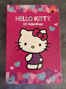 Rare - HARD TO FIND Box Of Hello Kitty 32 Valentines. New 2016 🇺🇸♻️ - Picture 1 of 4