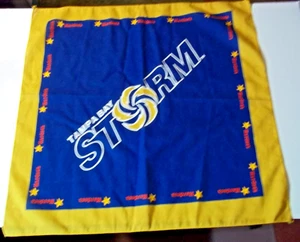 AFL - Tampa Bay Storm Blue & Gold Bandana Stadium omaggio Hardees 20" x 20" - Foto 1 di 3