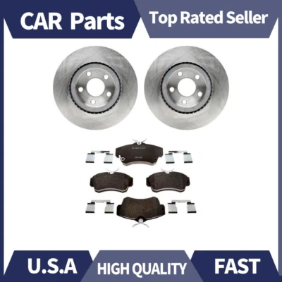 Rotores de freno delanteros y pastillas de freno metálicas para Chrysler PT Cruiser 2001-2010 Foto 1 de 4