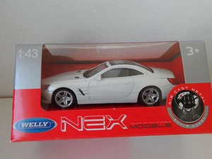 Modellino auto Mercedes 500 SL scala 1:43 Welly NEX serie R 231 NUOVO & IMBALLO ORIGINALE - Foto 1 di 5