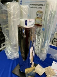 Polyvinylidene Fluoride PVDF Piezoelectric Film, Cu/Ni Electrode 28 um sheet - Picture 1 of 8