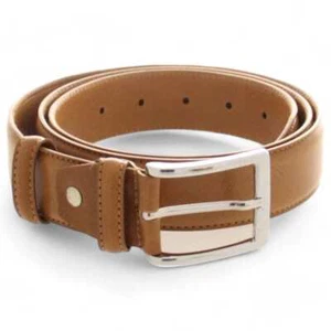 OFFICINE DEL CUOIO Belt Male Leather Brown - 103-35MIELE105-120 - Picture 1 of 2
