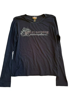 Camisa feminina manga longa Harley Davidson tamanho XL - Imagem 1 de 3