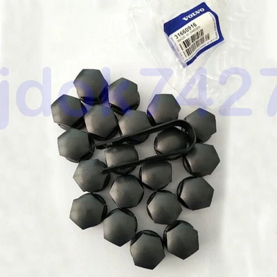 Wheel bolt protective cap（20pcs） Fit for Volvo S90 V90 V90Cross Country Foto 1 de 4