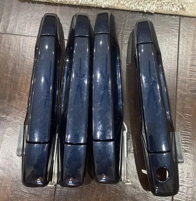 GM 17801937 Exterior Door Handle Package Blue Set of 4 General Motors OEM Foto 1 de 4
