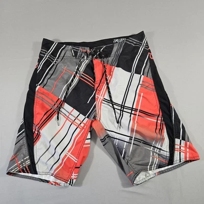 Pantalones cortos Fox Racing para hombre talla 33 rojo negro blanco bolsillo con cordón Foto 1 de 4