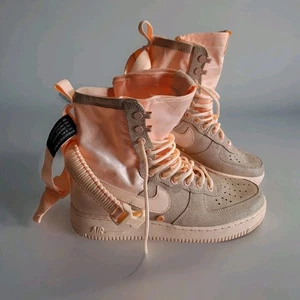 Nike SF Air Force 1 Orange Pulse High Women’s Size 10 Shoes 857872-800 - Picture 1 of 14