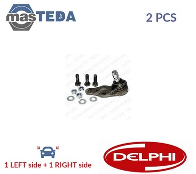 TC1511 SUSPENSION BALL JOINT PAIR FRONT LOWER DELPHI 2PCS FOR CHEVROLET REZZO - Image 1 of 4