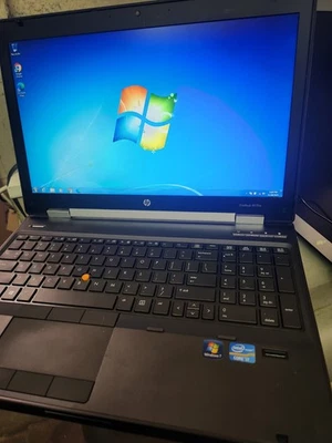 HP EliteBook 8570w limpio 15,6"/i7-3520m @2,90 GHz/8 GB RAM/500 GB/ Win 7 Pro/DVDRW  Foto 1 de 4