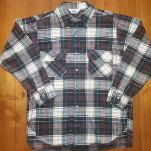 Vintage Woolrich Flannel Shirt Size Large Made in USA - Picture 1 of 5