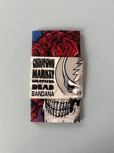 Chinatown Market x Grateful Dead Border Cotton Bandana - Picture 1 of 3