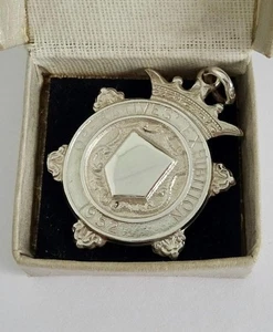 RELOJ BOLSILLO 1952 PLATA ESTERLINA MACIZA EXPOSICIÓN OPERATIVOS MEDALLA ALBERT FOB - Imagen 1 de 9