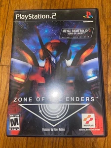 Zone of the Enders PlayStation 2 PS2 - ¡Sin manual! ¡Con disco de bonificación! Probado funcionando! - Imagen 1 de 4