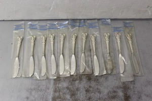 Wallace Sterling Edelstahl Messer Set 6" Tigerlilien Motiv - Bild 1 von 9