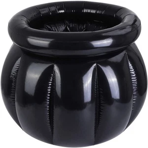 22x18 Inch Large Inflatable Halloween Cauldron Drink Cooler,Beverage Holder,Cand - Picture 1 of 15