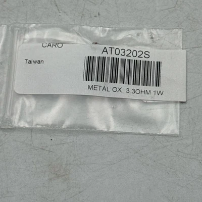 Resistencia de óxido metálico componente electrónico Hitachi 1 W 3,3 ohmios AT03202S Foto 1 de 3
