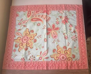 Amy Butler Welspun 24 x 20" Kissenbezug Koralle Paisley Bio-Baumwolle EUC - Bild 1 von 9