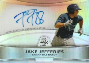 2010 Bowman Platinum Jake Jefferies Tampa Bay Rays Autogrammkarte Autogramm - Bild 1 von 1