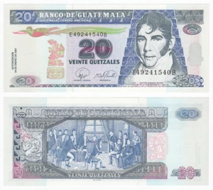 GUATEMALA 20 Quetzales 2007 P-112b UNC - Imagen 1 de 1