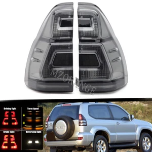 Dynamic Smoked LED Tail Light Lamp For Toyota Land Cruiser Prado J120 2002-2010 - Picture 1 of 12