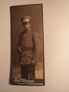 Neuhaldensleben - Walter Meyer als Soldat in Uniform - Regiment Nr. 4 / CDV