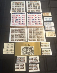 US Commemorative Stamp Collection American History USA Stamps WW2 Civil War - Picture 1 of 13